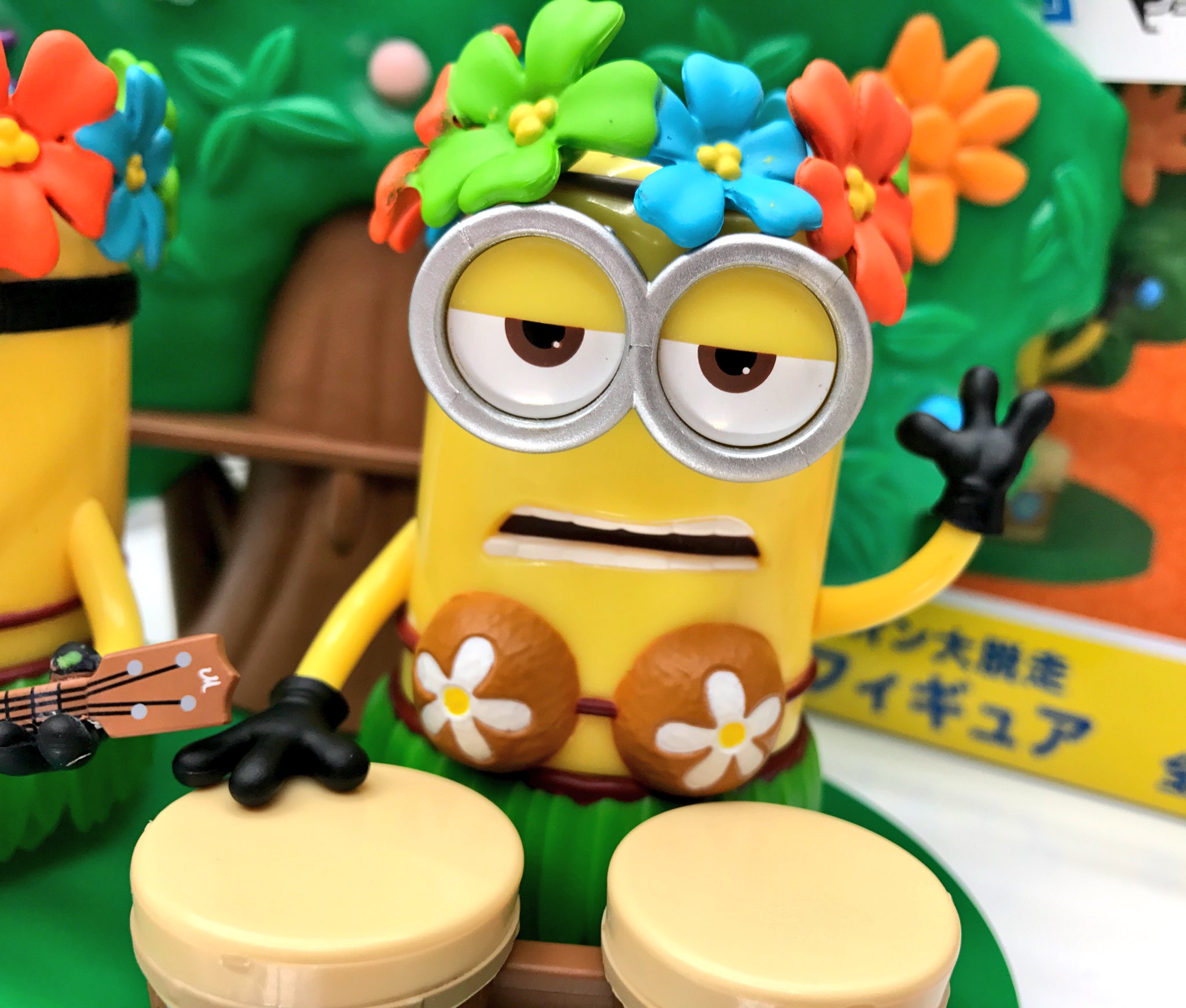 Minion Aloha Set ของแท้ JP - Sega [โมเดลมินเนี่ยน] (2 ตัว)