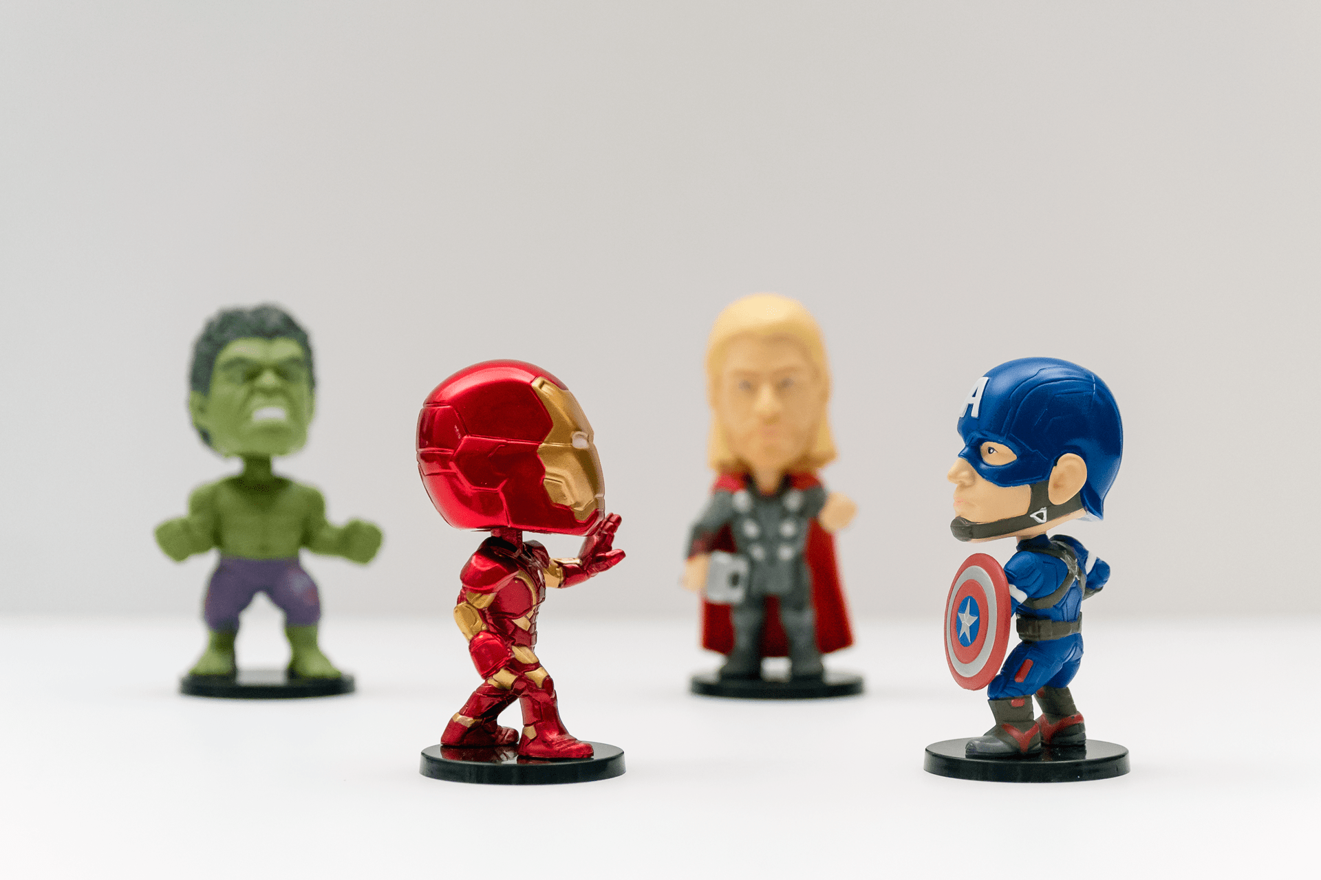 Avengers Age of Ultron ของแท้ JP - Mini Wacky Wobblers Funko [โมเดล Marvel] (4 ตัว)
