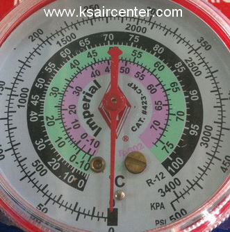 หัวเกจชาร์จนํ้ายา IMPERIAL 423-CKP สีแดง