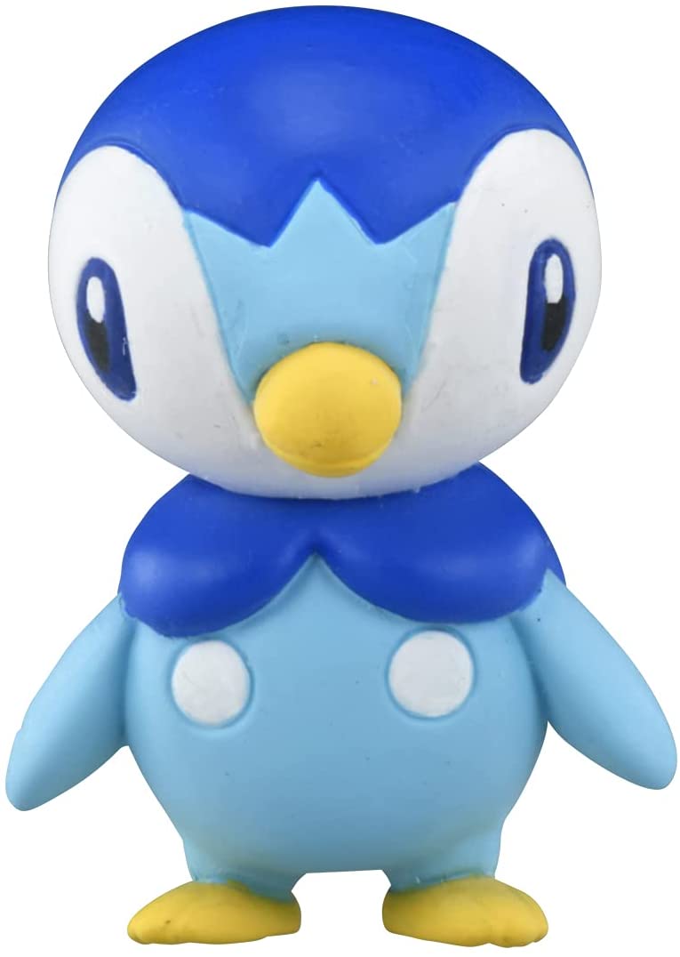 Piplup ของแท้ JP - Monster Collection Takara Tomy [โมเดลโปเกมอน]