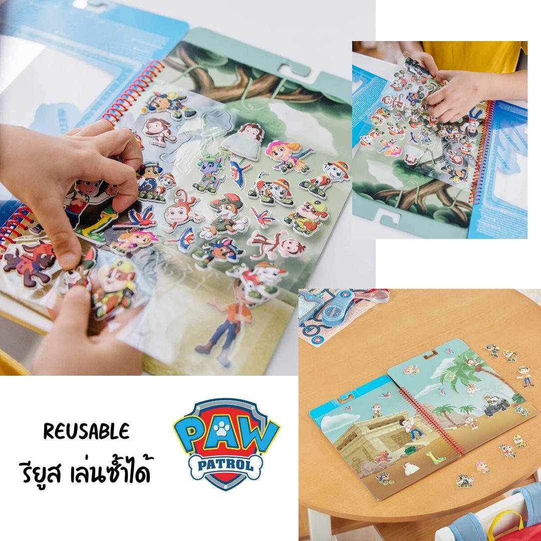 ชุดสติ๊กเกอร์นูน PAW Patrol ชุด A ของเล่นเสริมพัฒนาการเด็ก เสริมทักษะการเรียนรู้ สื่อการสอนอนุบาล พร้อมส่ง