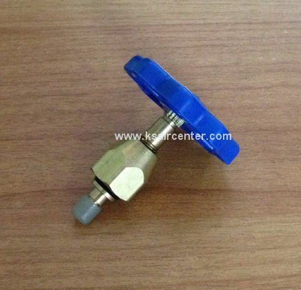 ลูกบิด ชุดเกจชาร์จน้ำยา IMPERIAL สีน้ำเงิน (พลาสติก)