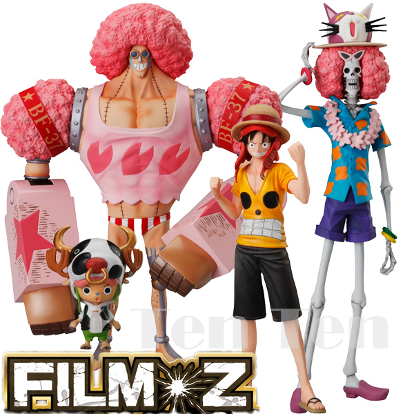 Straw Hat Pirates Film Z Set ของแท้ JP แมวทอง - Super Styling Bandai [โมเดลวันพีช] (9 ตัว)