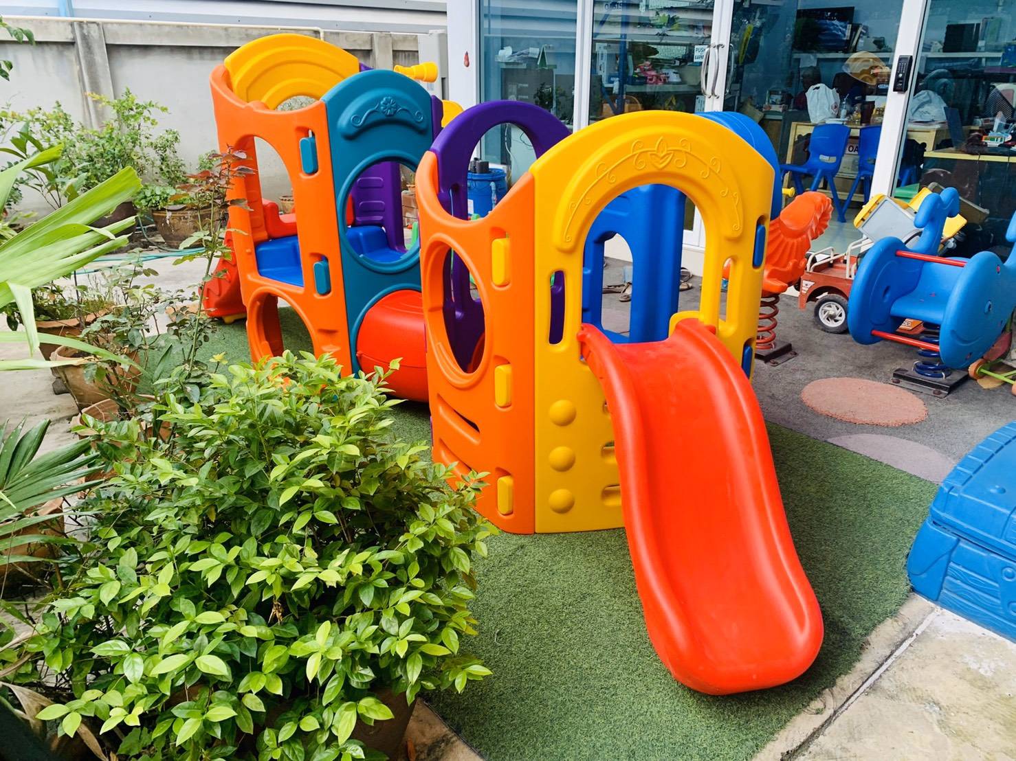 ปราสาทเจ้าหญิงเจ้าชาย ผจญภัยกระดานลื่น ,สไลเดอร์เด็ก กระดานลื่น2ทาง ,พร้อมท่อลอด, ของเล่น,เครื่องเล่นสนามกลางแจ้ง เครื่องเล่นสนามในร่ม