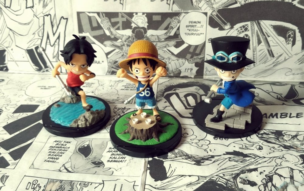 Brother Children Set ของแท้ JP แมวทอง - WCF Ichiban Kuji Banpresto [โมเดลวันพีช] (3 ตัว)