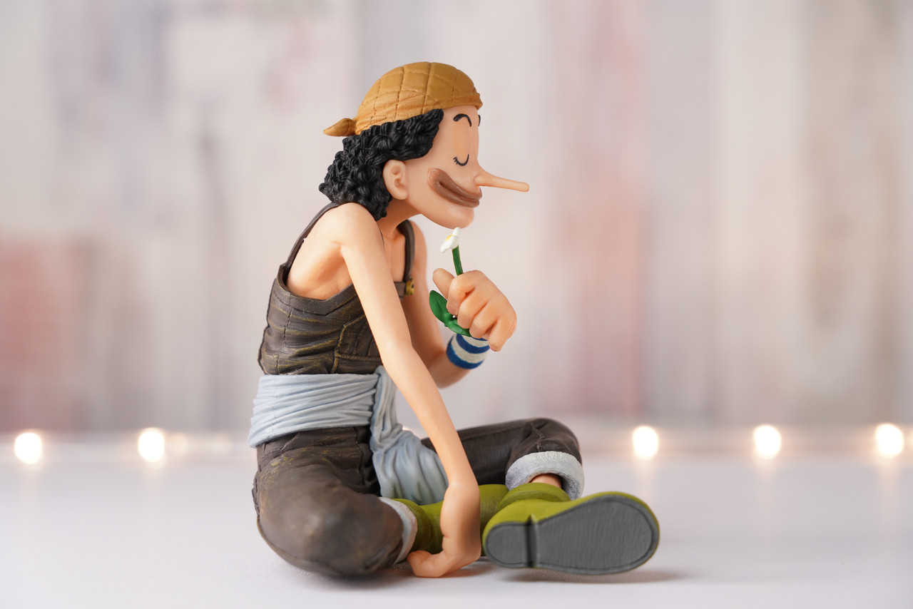 Usopp ของแท้ JP แมวทอง - Banpresto World Figure Colosseum [โมเดลวันพีช]
