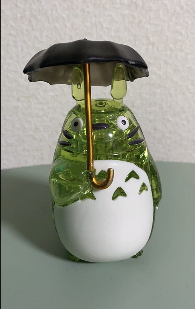 Totoro [Green] (แบบประกอบ) ของแท้ JP - Crystal Puzzle Beverly [โมเดล Totoro]