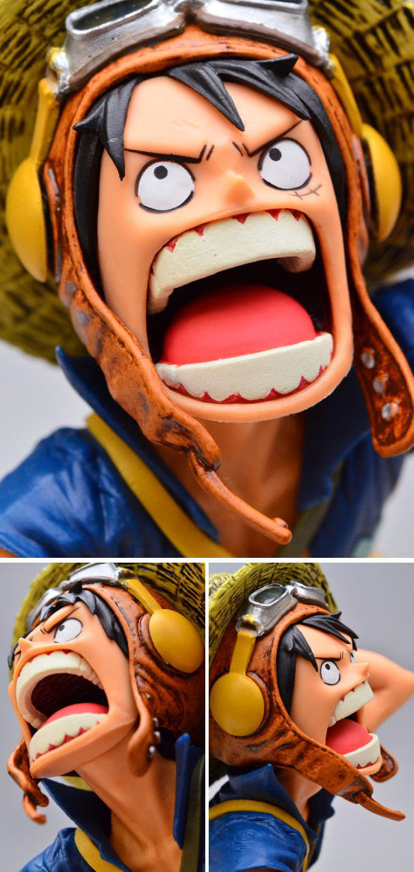 Luffy ของแท้ JP แมวทอง - Scultures Banpresto [โมเดลวันพีช]