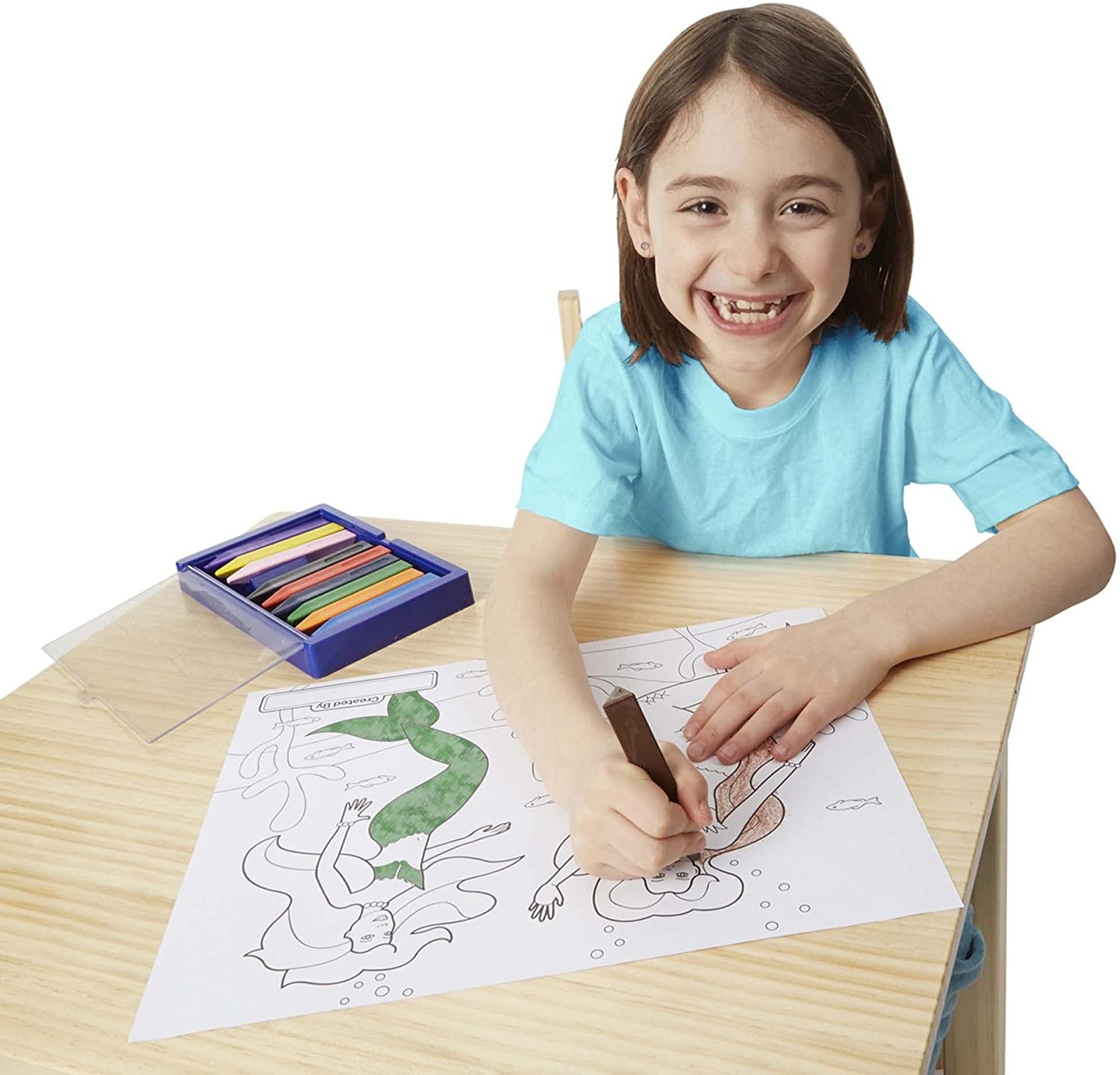 สมุดระบายสีเจ้าหญิงเล่มใหญ่ ของเล่นเสริมพัฒนาการเด็ก เสริมทักษะการเรียนรู้ สื่อการสอนอนุบาล พร้อมส่ง