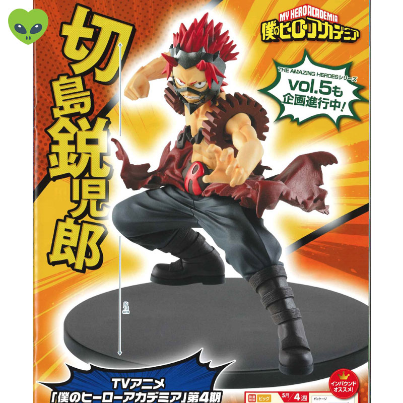 Kirishima ของแท้ JP - The Amazing Heroes Banpresto [โมเดล My Hero Academia]