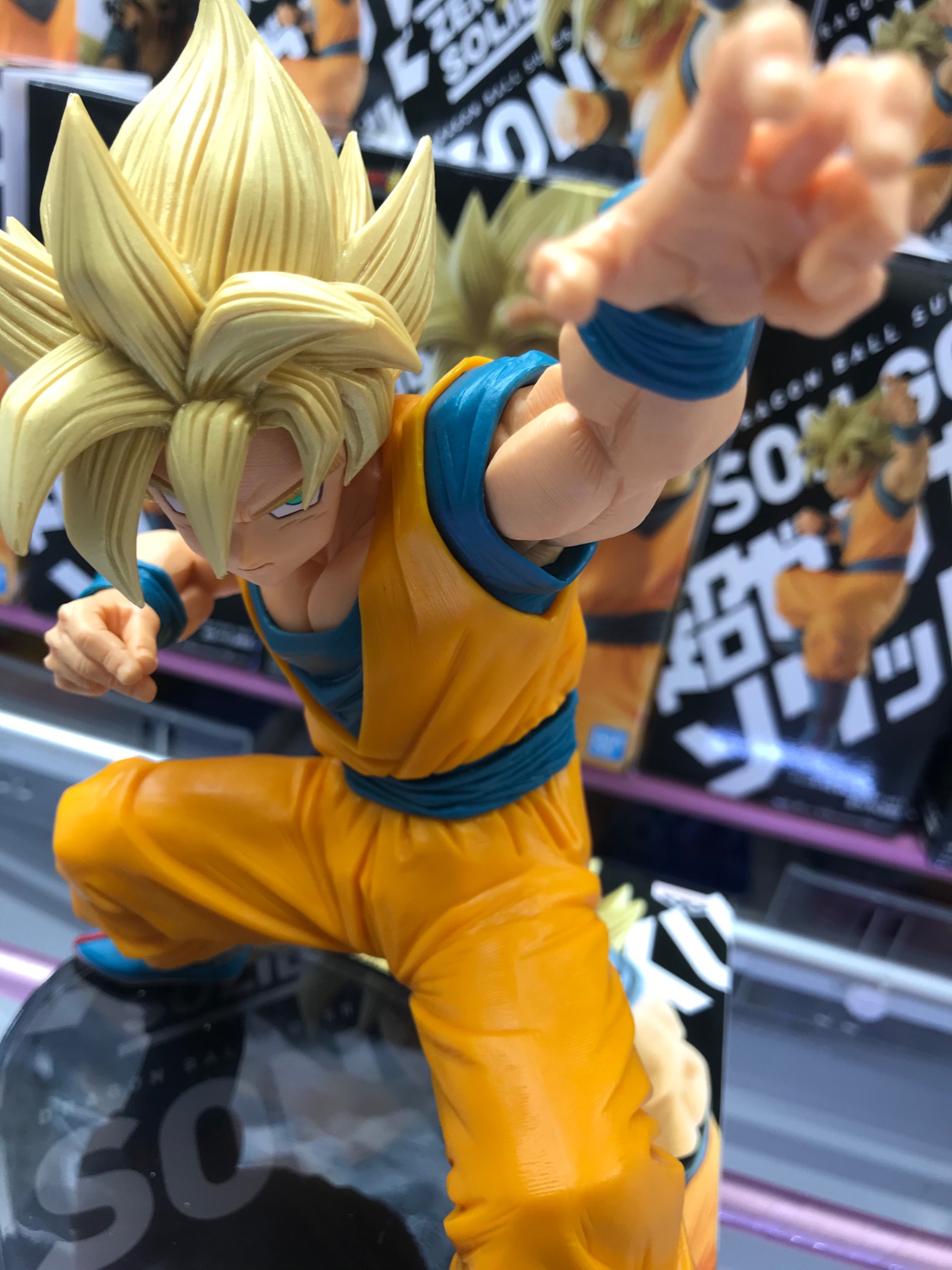 Goku Super Saiyan ของแท้ JP แมวทอง - Zenkai Solid Banpresto [โมเดลดราก้อนบอล]