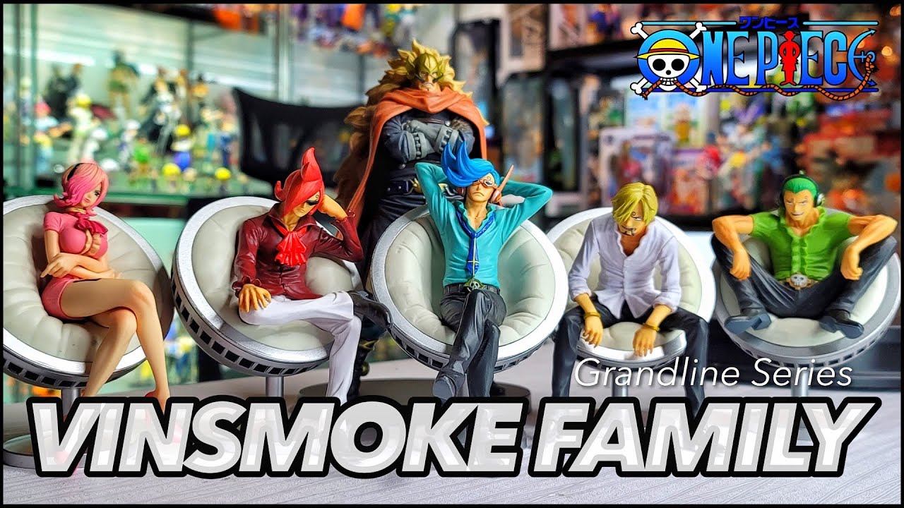 Vinsmoke Family Set ของแท้ JP แมวทอง - Vinsmoke Family Banpresto [โมเดลวันพีช] (6 ตัว)