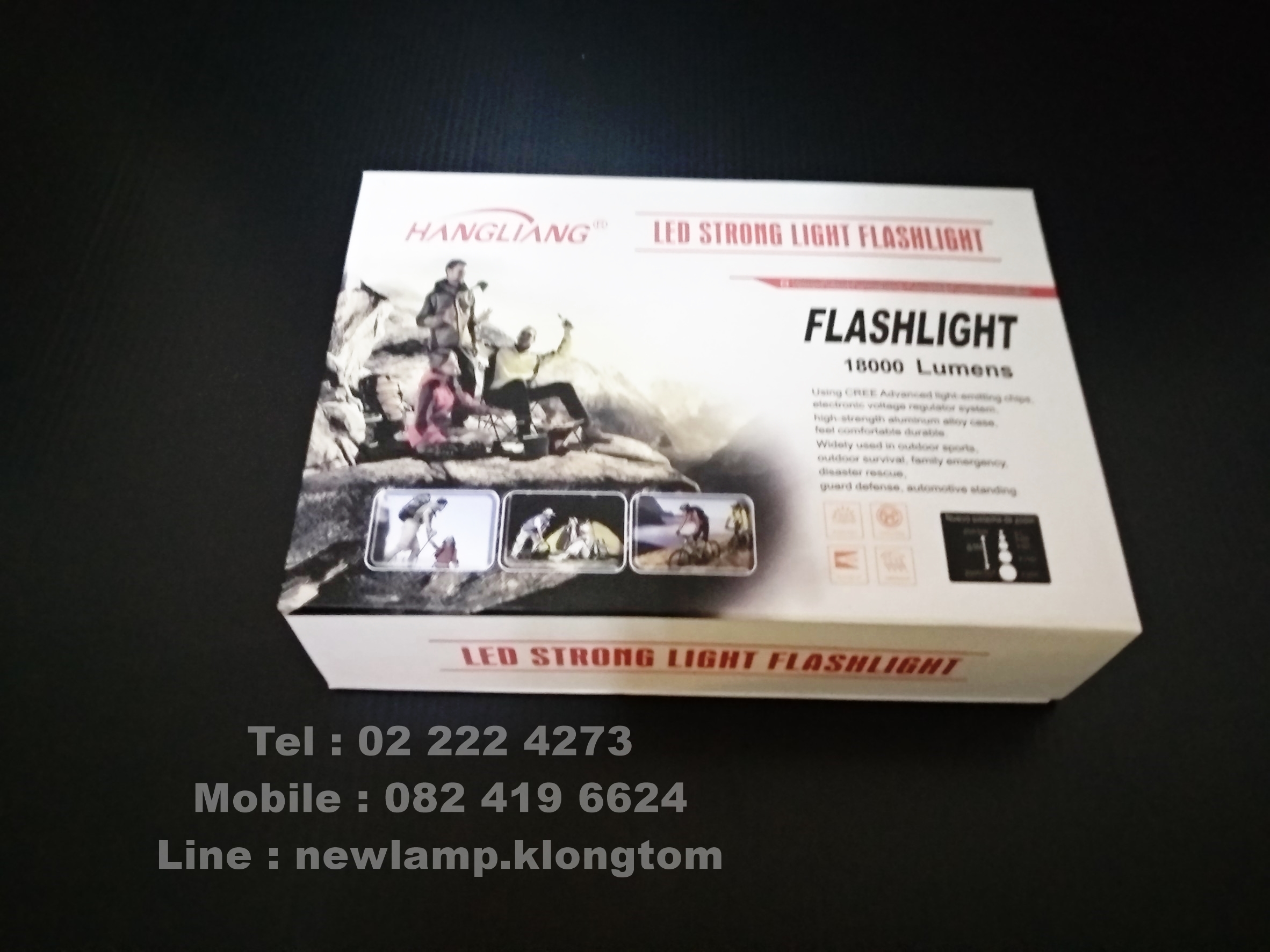 LED strong light flashlight