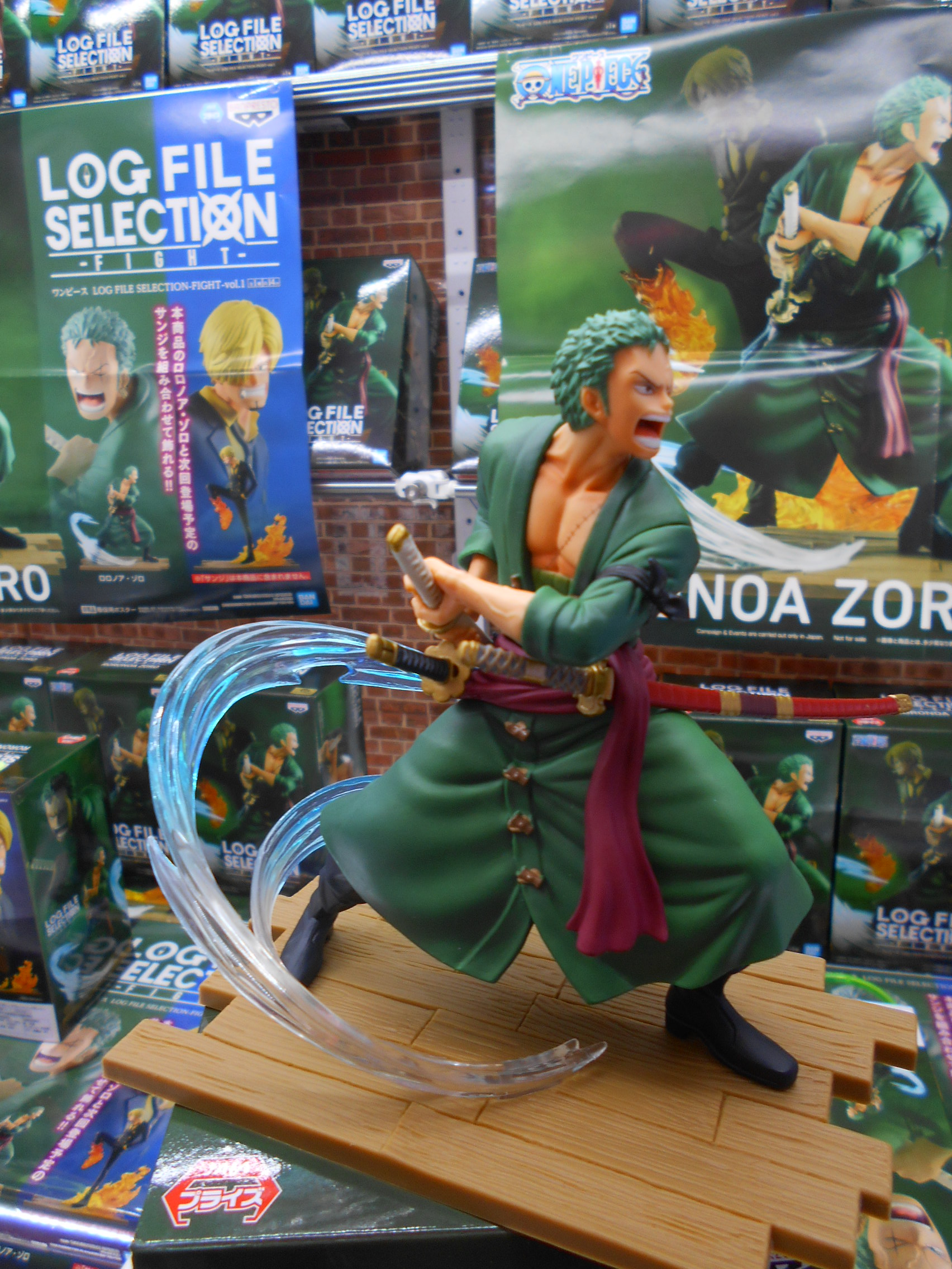 Zoro ของแท้ JP แมวทอง - Log File Selection Banpresto [โมเดลวันพีช]