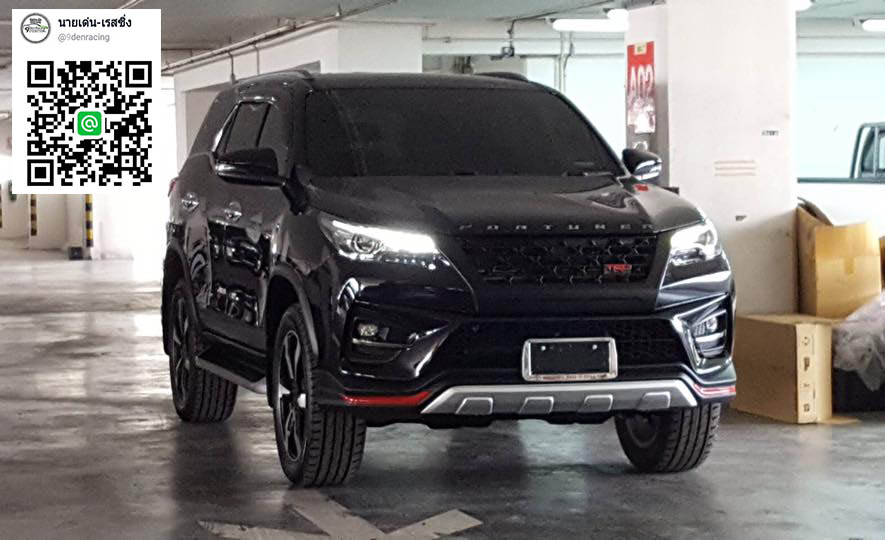 9Den&FD-2RS(ตัดสีแดง)/FD-2XS(ตัดสีเทา) VS Toyota All New Fortuner(TRD Sportivo 2 (MY2018)'2019-On) [เติมเต็มสปอร์ตของTRDคุณล้ำด้วยชุดแต่งรุ่นนี้]