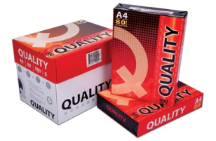 กระดาษถ่ายเอกสาร [Quality] 80g A4 กล่องแดง (500 แผ่น)