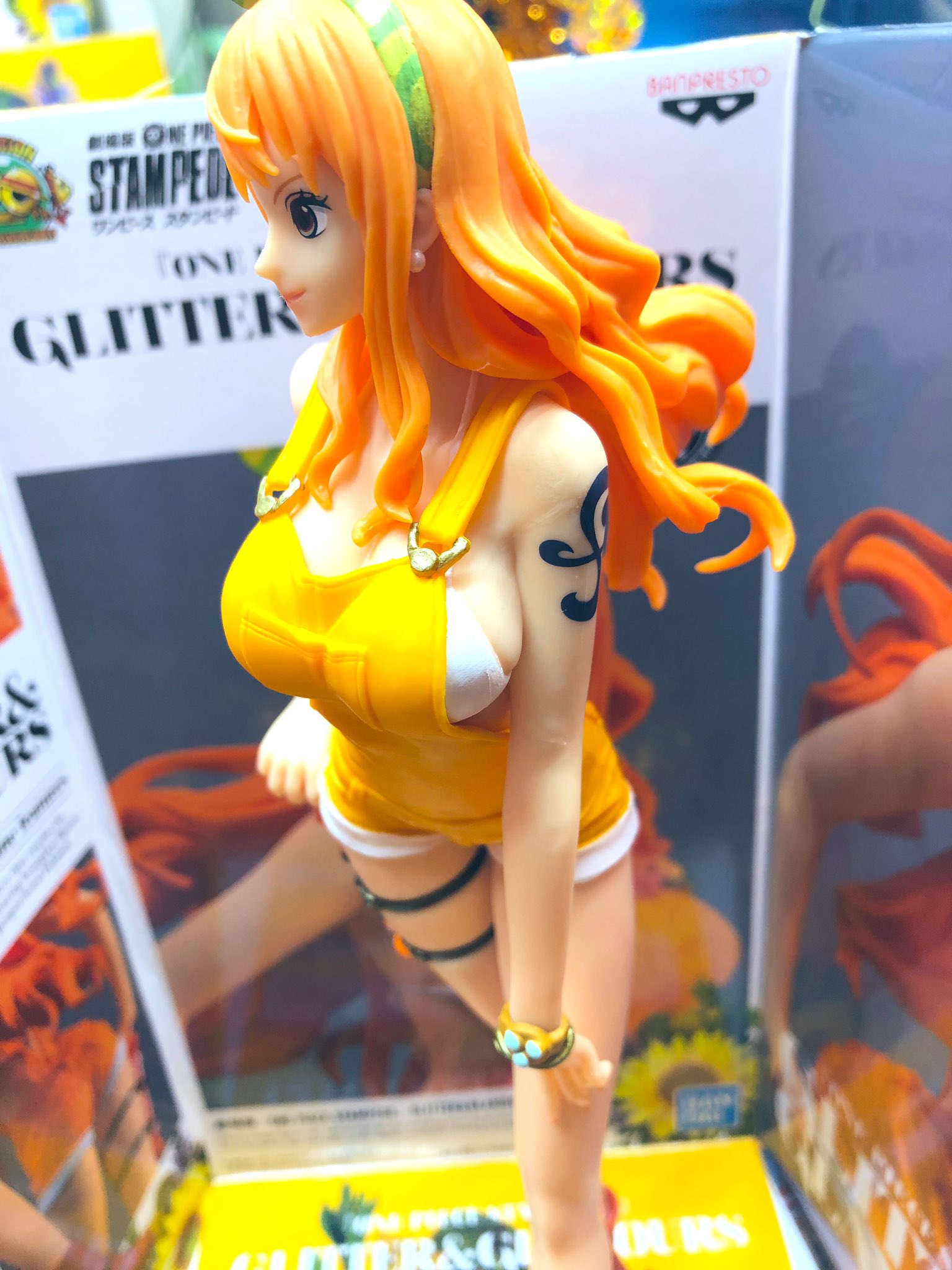 Nami Stampede ของแท้ JP แมวทอง - Glitter & Glamours Banpresto [โมเดลวันพีช]