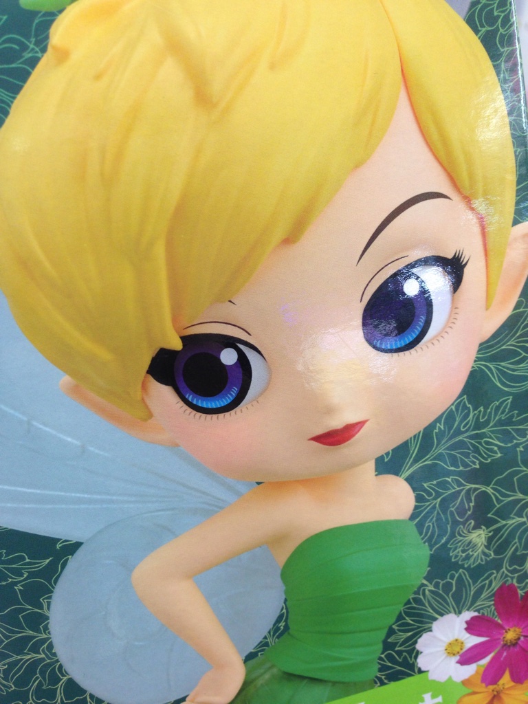 Tinker Bell Leaf Drees - Normal Color ของแท้ JP - Q Posket Banpresto [โมเดล Disney]