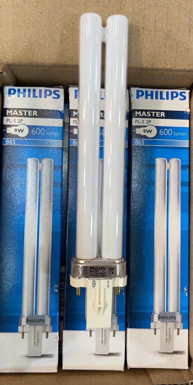 หลอดตะเกียบ PL-S 2P 9W Philips 600 lumens