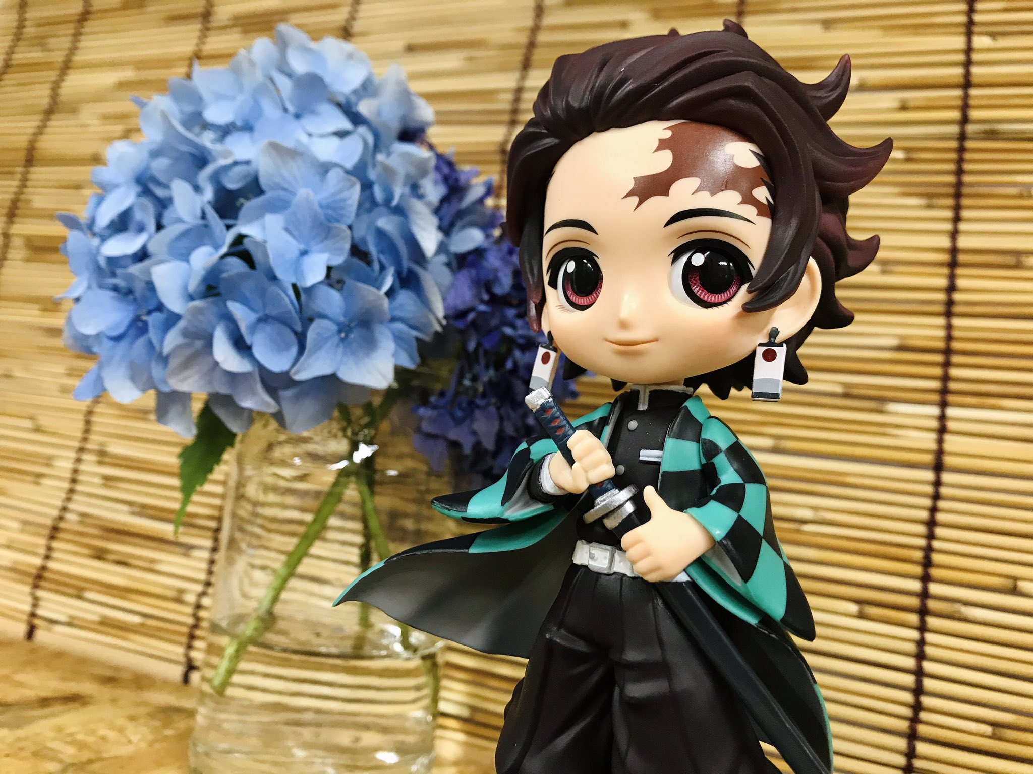 Tanjiro ของแท้ JP - Q Posket Banpresto [โมเดล Demon Slayer]