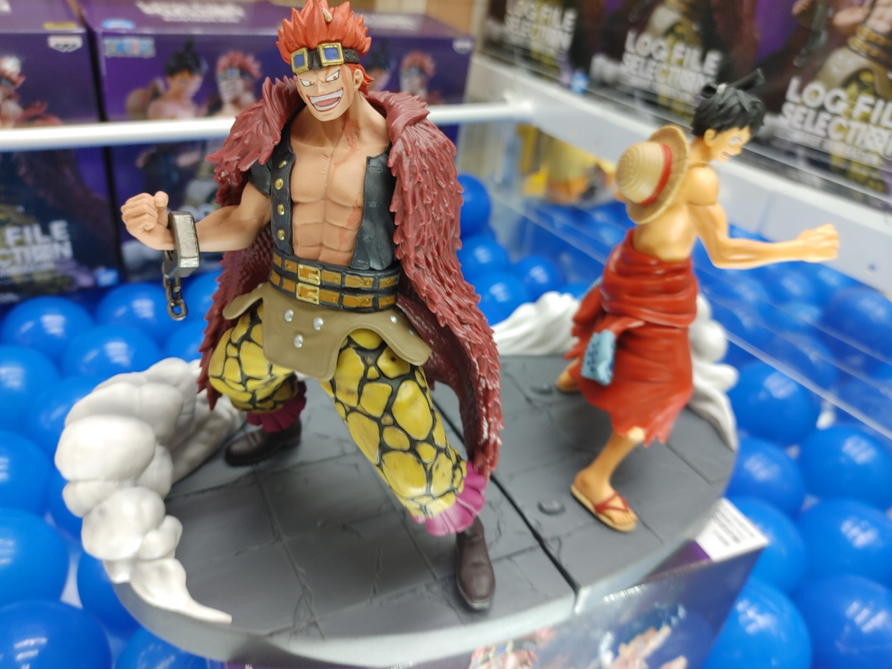 Luffy & Kid Wano ของแท้ JP แมวทอง - Log File Selection Banpresto [โมเดลวันพีช] (2 ตัว)