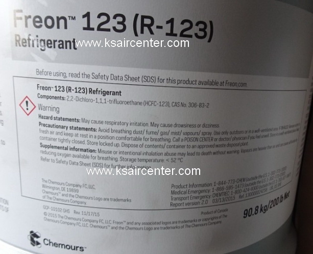 น้ำยาแอร์ R-123 FREON (DUPONT CHEMOURS)
