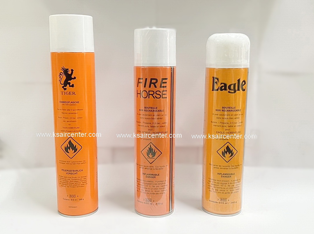 แก๊สกระป๋อง สีส้ม TIGER (รหัสสินค้า 005027)