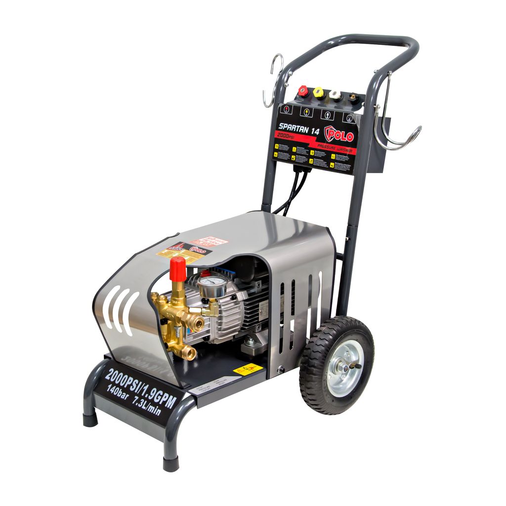 140 บาร์ เครื่องฉีดน้ำแรงดันสูง "POLO" #SPARTAN14 2.2KW. 220V. High pressure cleaner