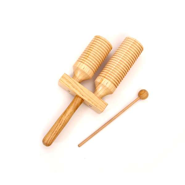 โทนบล็อก (เกราะไม้ดนตรี) แบบคู่ สื่อการสอนอนุบาล,ปฐมวัย,ของเล่นเสริมพัฒนาการ, ของเล่นเสริมทักษะ