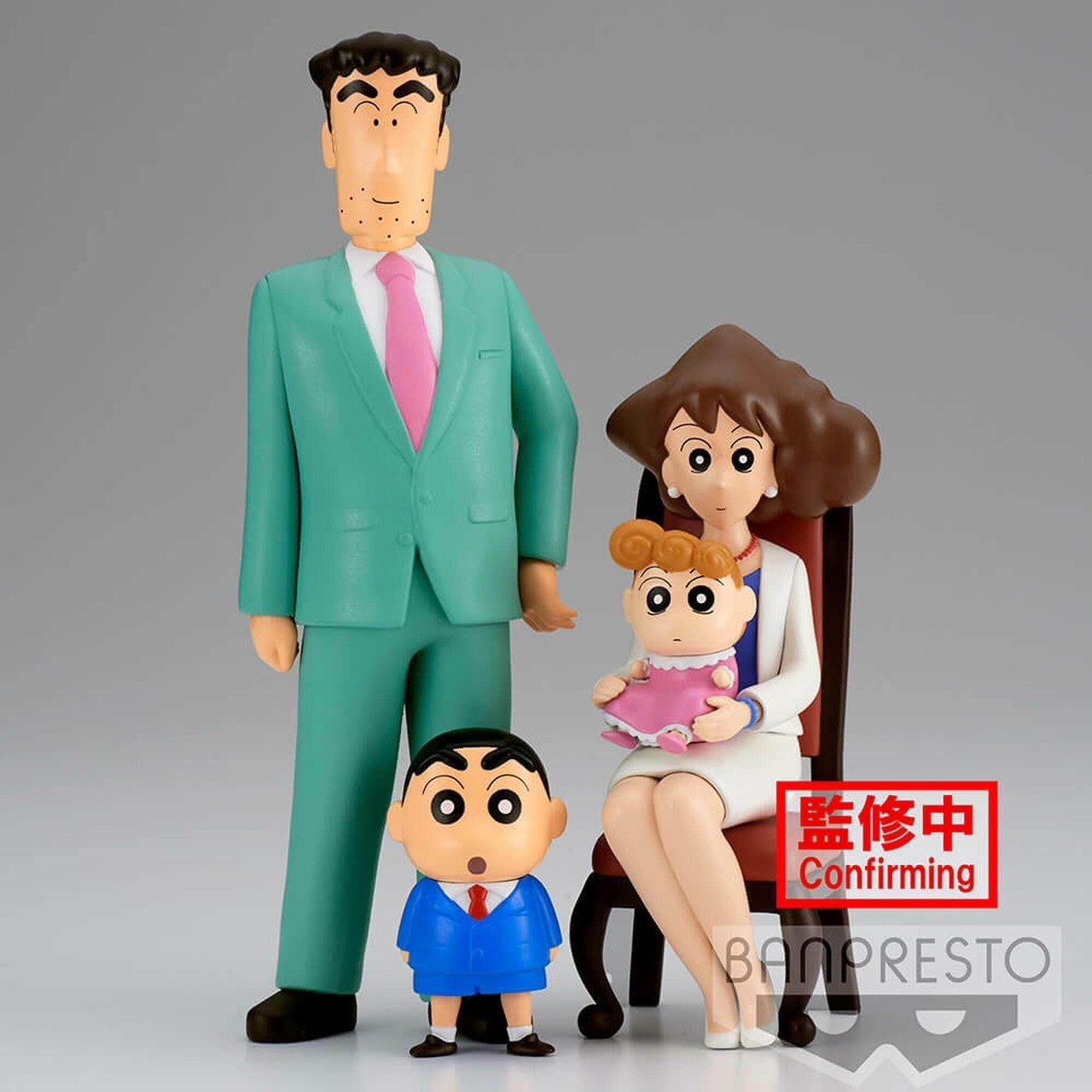 Nohara Family Set ของแท้ JP - Banpresto [โมเดลชินจัง] (4 ตัว)