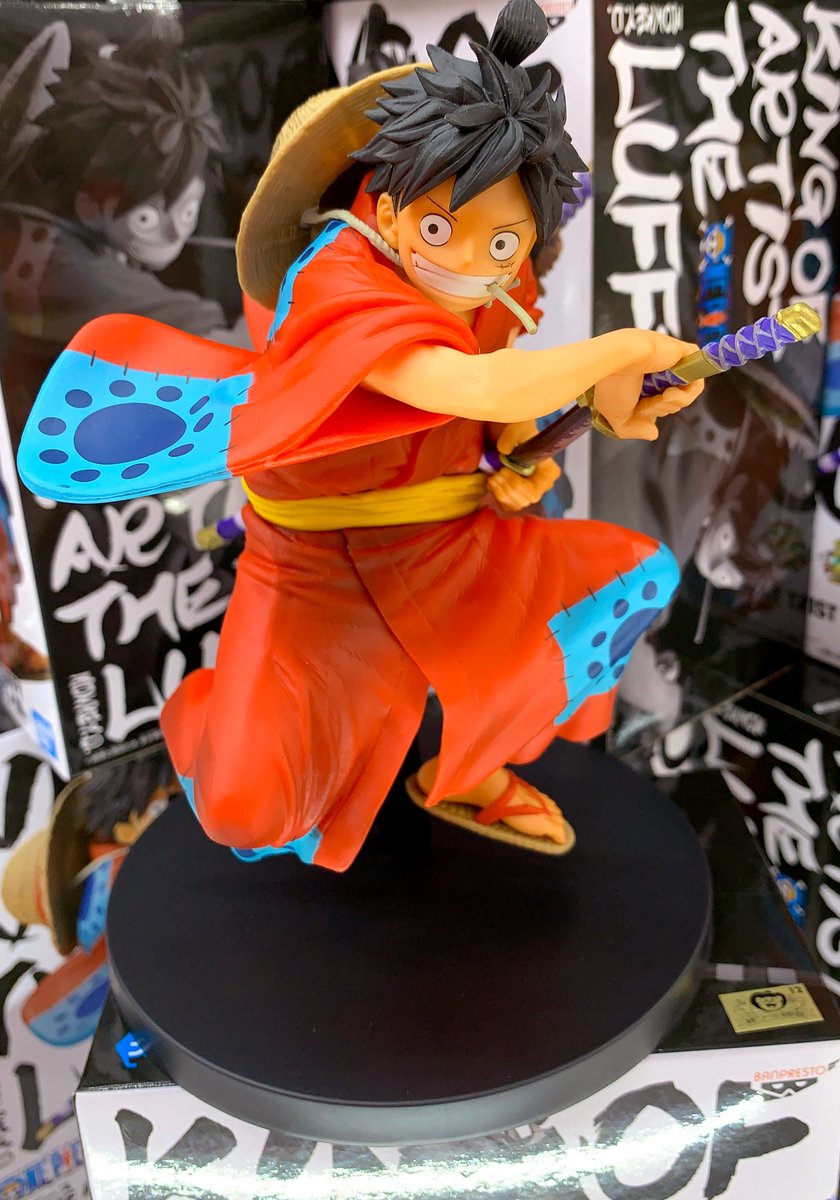 Luffy Wano ของแท้ JP แมวทอง - King of Artist Banpresto [โมเดลวันพีช]