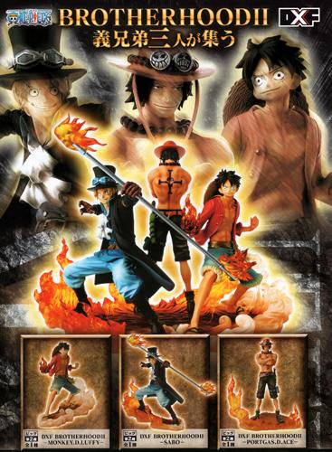 Brotherhood Set ของแท้ JP แมวทอง - Banpresto [โมเดลวันพีช] (3 ตัว)