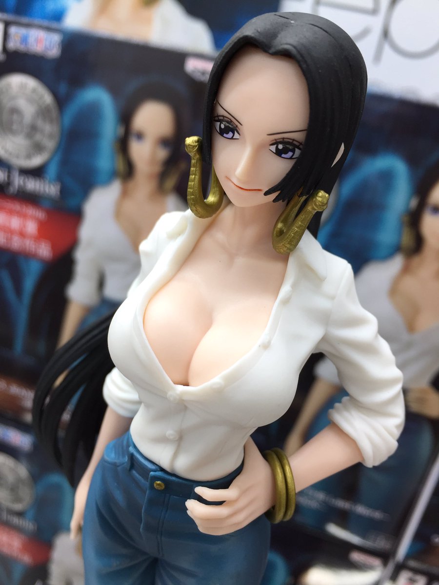 Boa Hancock ของแท้ JP แมวทอง - Jeans Freak The Last World Banpresto [โมเดลวันพีช]