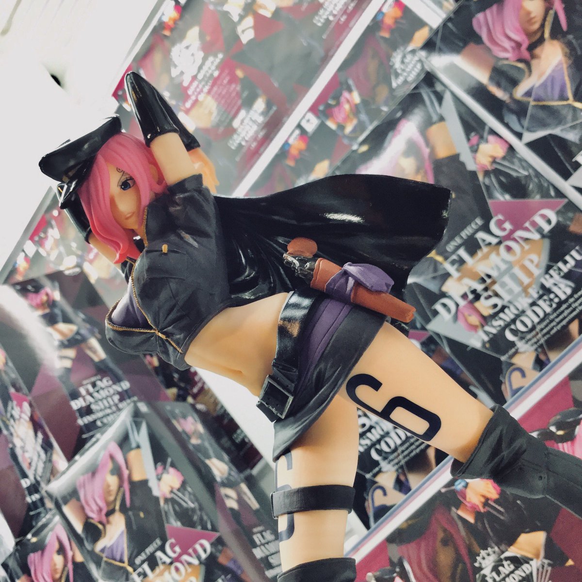 Reiju Code B ของแท้ JP แมวทอง - Flag Diamond Ship Banpresto [โมเดลวันพีช]