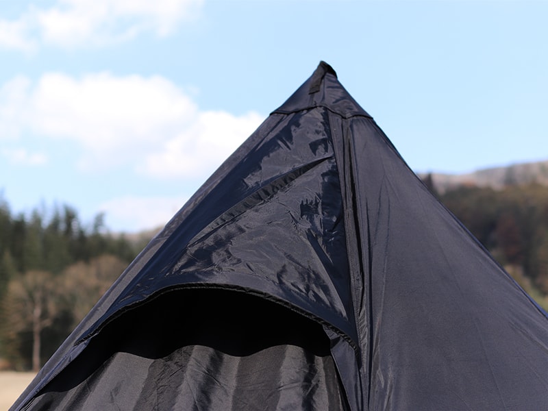 DoD One Pole Tent 3PP Black T3-44-BK
