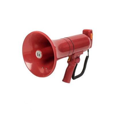 โทรโข่งแบบสะพายไหล่ TOA ER-2215S-AS Shoulder Type Megaphone 15W (Siren/Red)