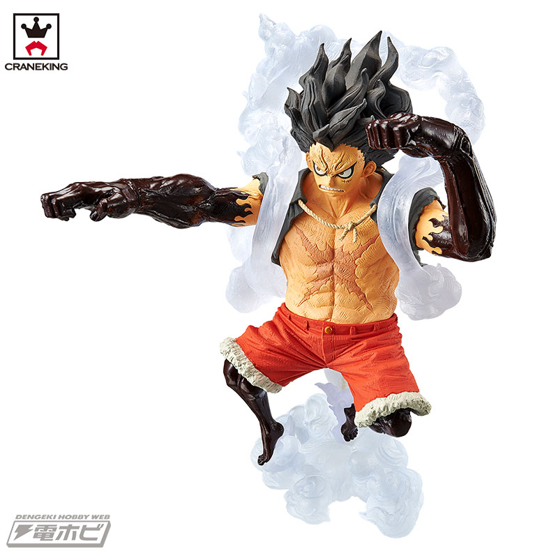 Luffy Gear 4 Snake Man ของแท้ JP แมวทอง - King of Artist Banpresto [โมเดลวันพีช]