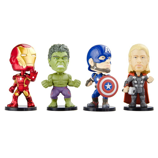Avengers Age of Ultron ของแท้ JP - Mini Wacky Wobblers Funko [โมเดล Marvel] (4 ตัว)