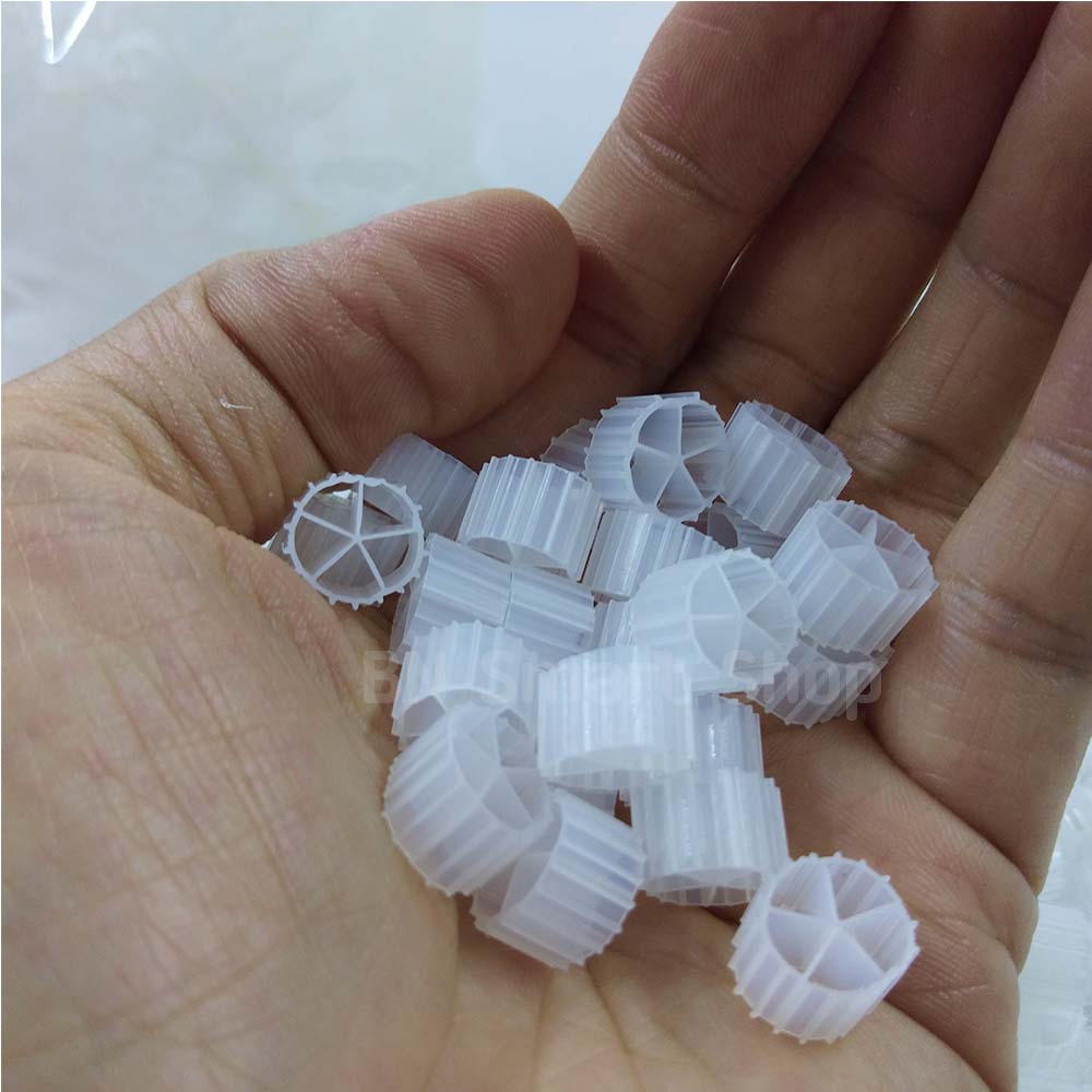 Moving Bed มูฟวิ่งเบด วัสดุกรองคุณภาพ น้ำหนักบรรจุ 450 กรัม