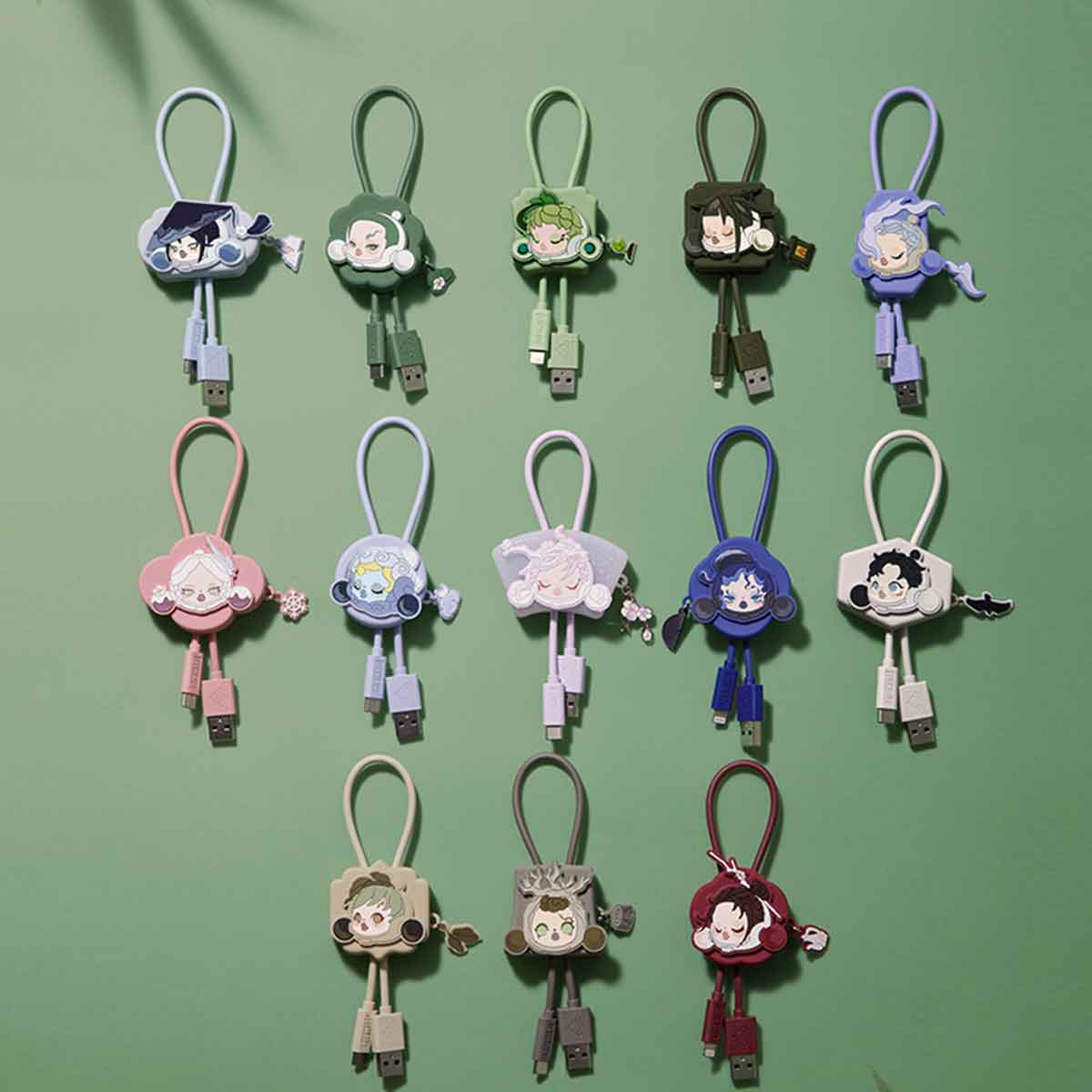 Cable PoP Mart Skull Panda The Ink Plum Blossom Iphone