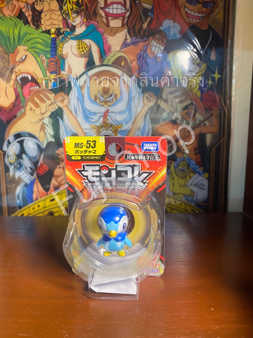 Piplup ของแท้ JP - Monster Collection Takara Tomy [โมเดลโปเกมอน]