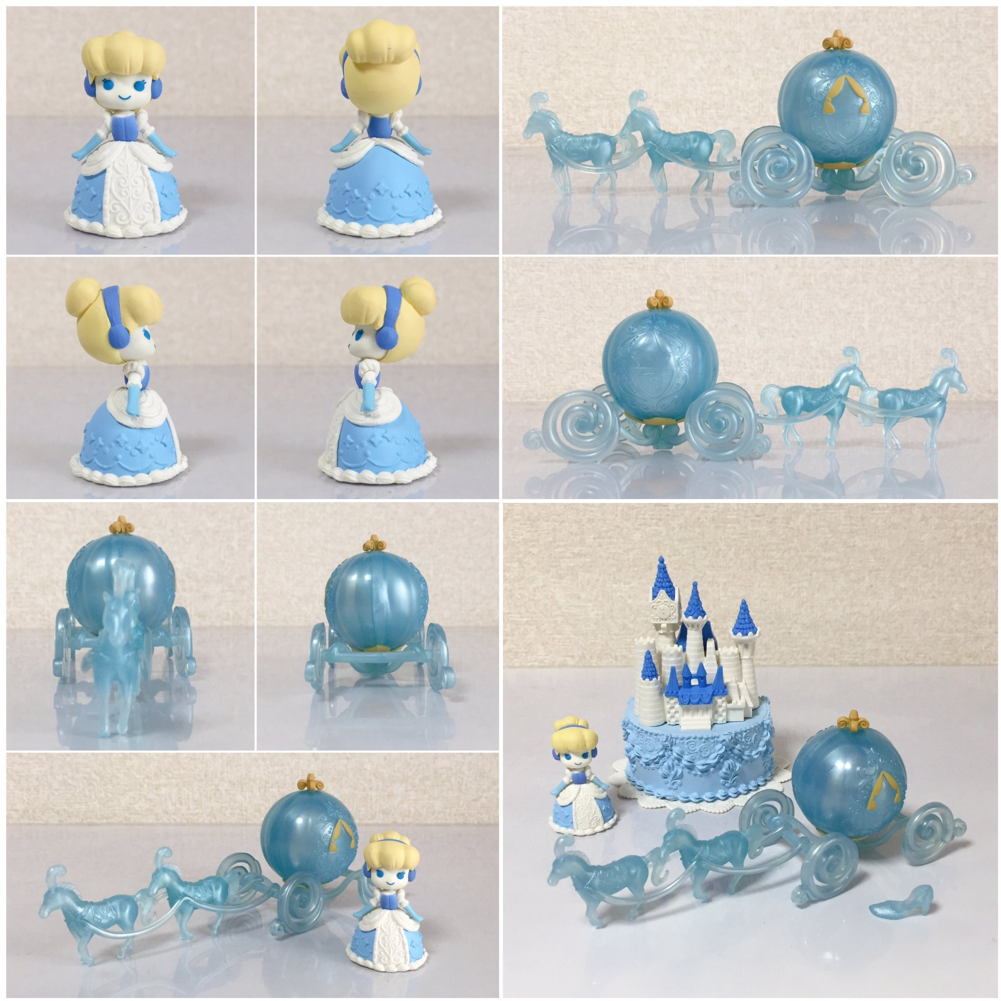 Cinderella & Castle ของแท้ JP - Patisserie au Sucre Banpresto [โมเดล Disney] (1 ตัว + ปราสาท)