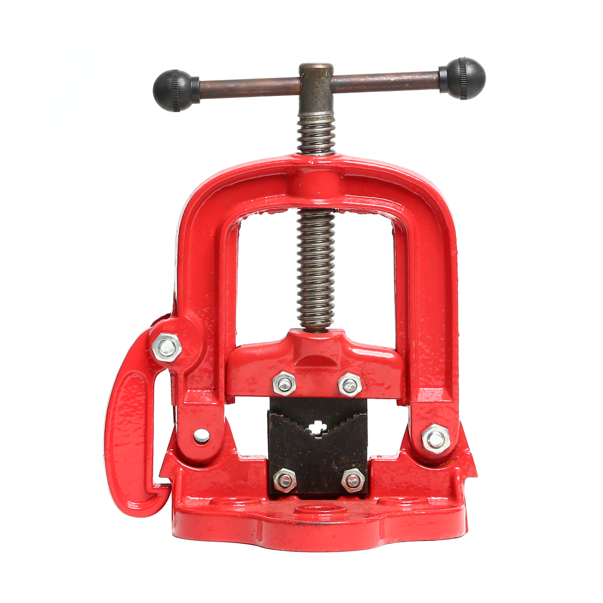 70 มม. ปากกาจับท่อแบบตั้งโต๊ะ หรือ ปากกาจับแป๊บแบบตั้งโต๊ะ "POLO"#WT-2085 Pipe table vise เบอร์ 1