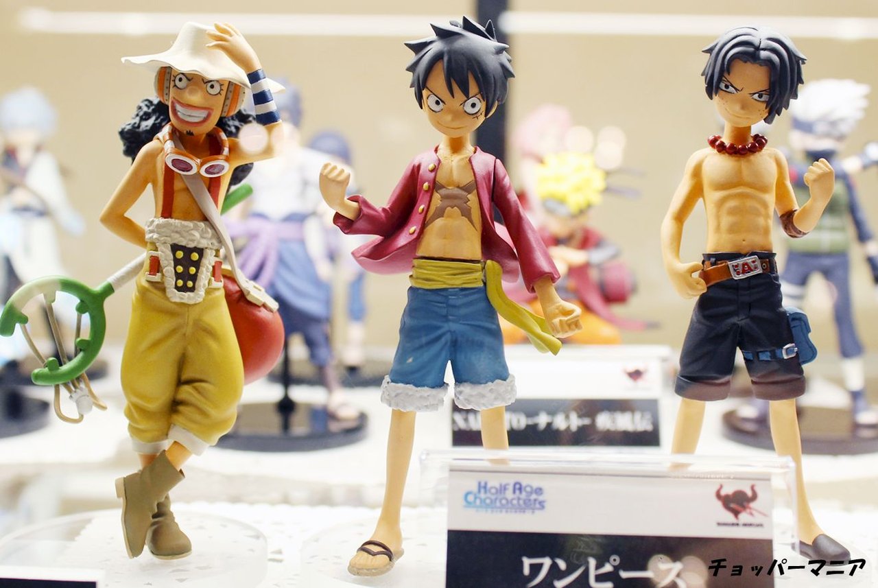 Ace ของแท้ JP แมวทอง - Half Age Characters Bandai [โมเดลวันพีช]
