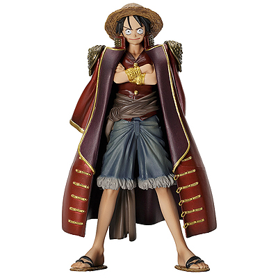 Luffy ของแท้ JP แมวทอง - Grandline Men Banpresto [โมเดลวันพีช]
