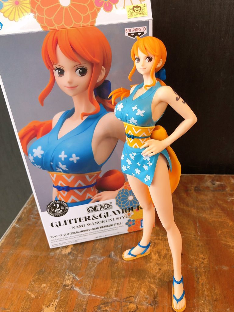 Nami Wanokuni Style ของแท้ JP แมวทอง - Glitter & Glamours Banpresto [โมเดลวันพีช]
