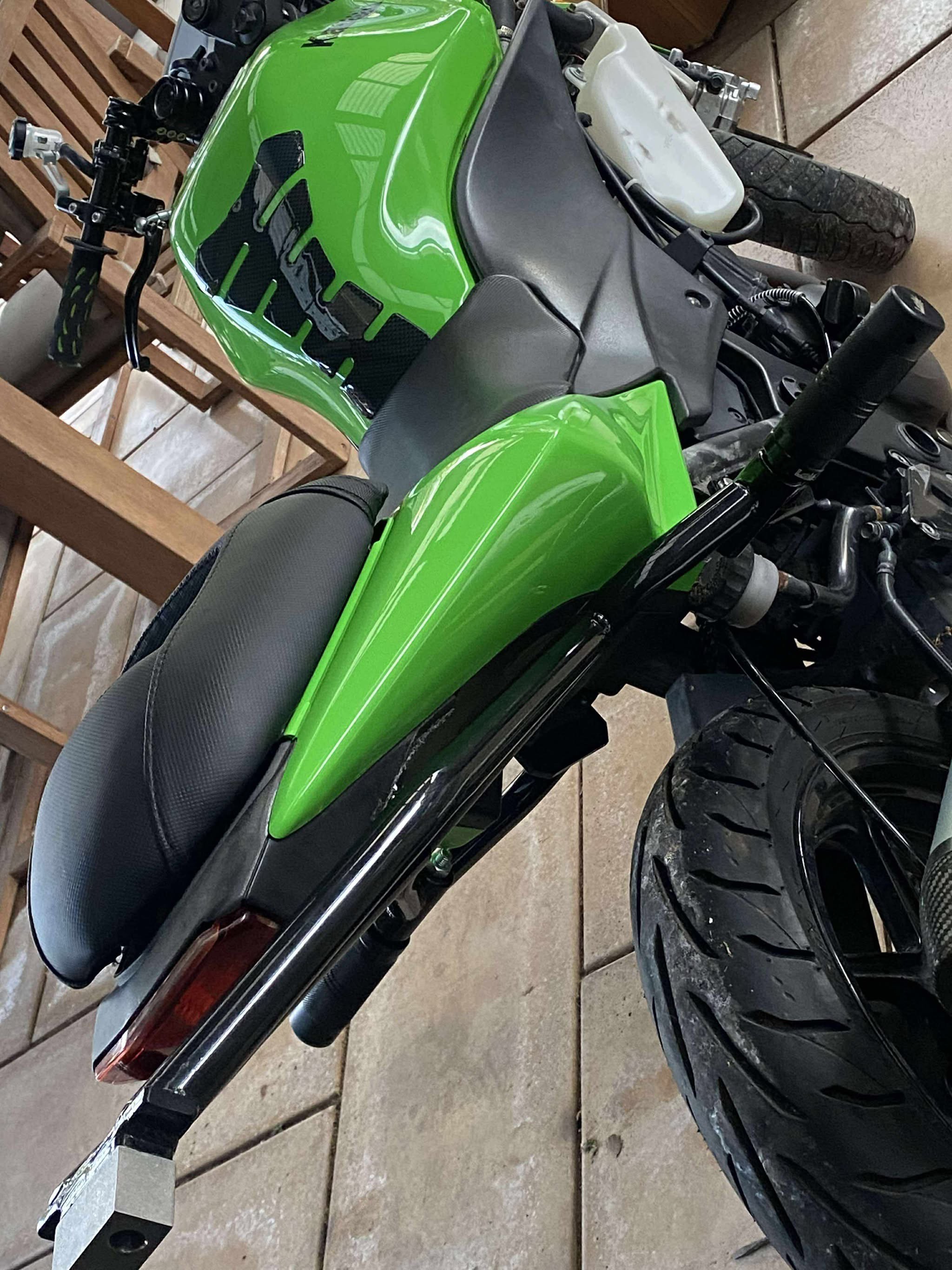 Ninja250R New 12 bar with subcage comewith Titanium