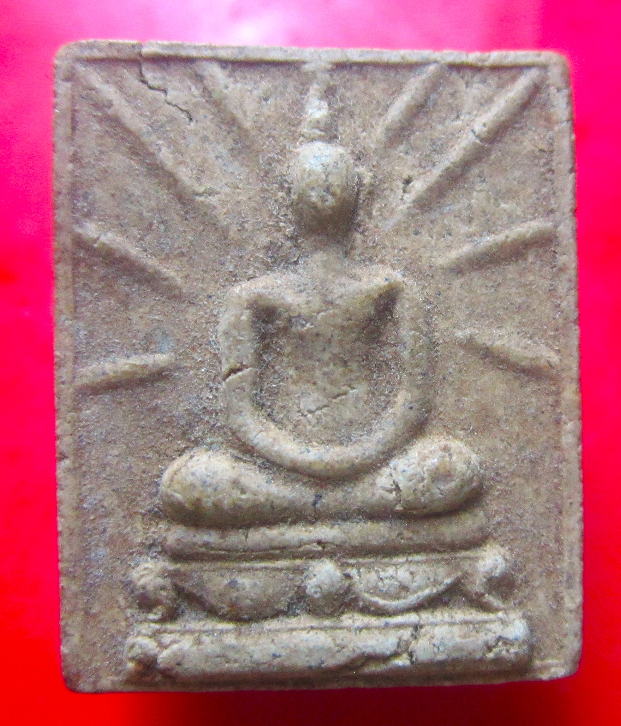 พระสมเด็จฟ้าลั่น หลวงพ่อเกษม วัดธรรมวงษ์ จ.ลพบุรี สภาพสวย