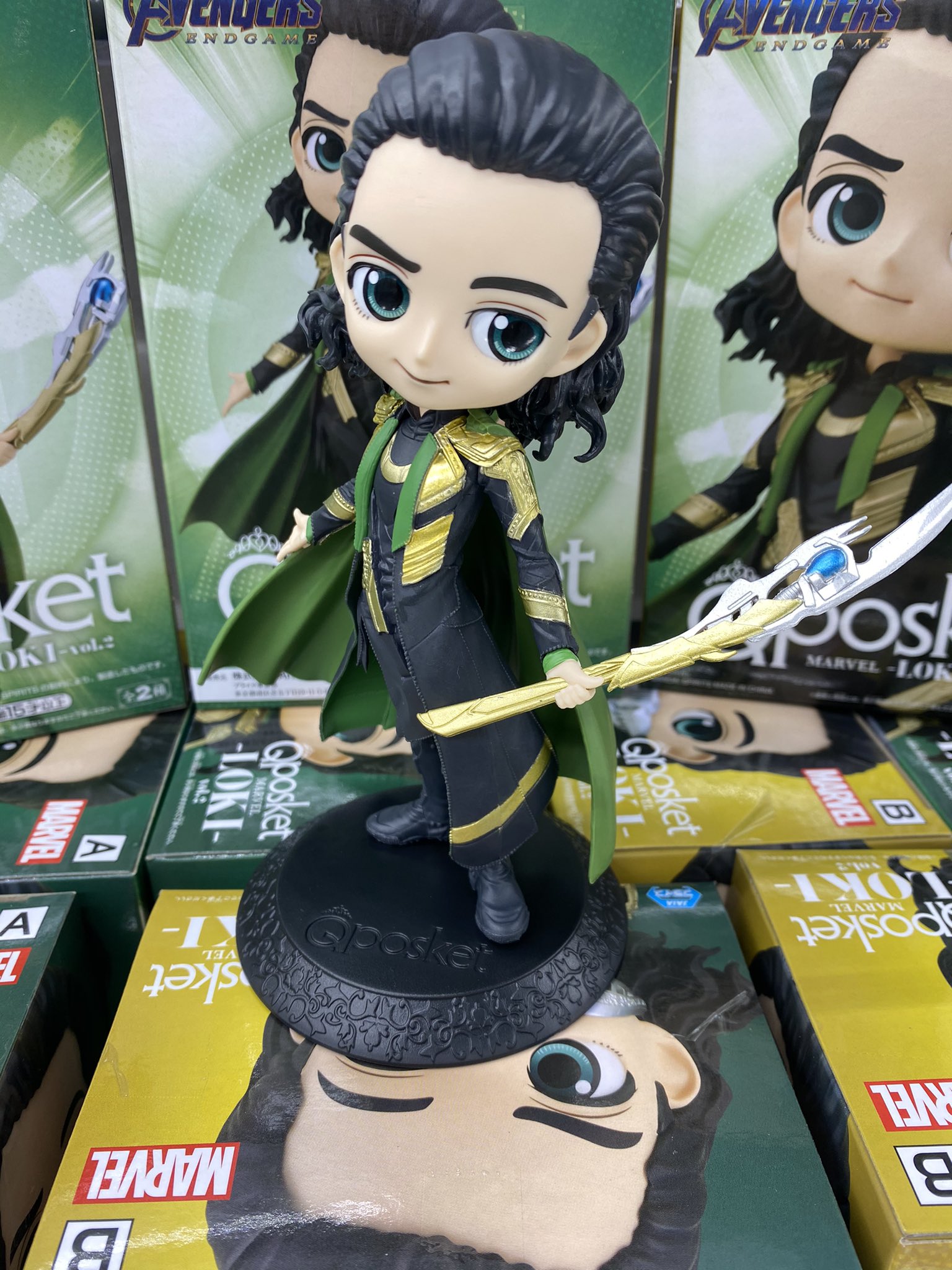 Loki - ver.A ของแท้ JP - Q Posket Banpresto [โมเดล Marvel]