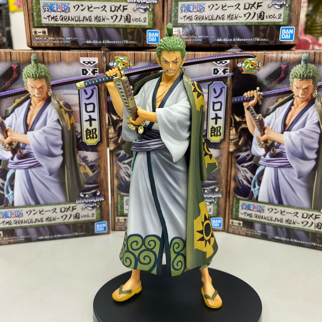 Zoro Wano ของแท้ JP แมวทอง - Grandline Men Banpresto [โมเดลวันพีช]